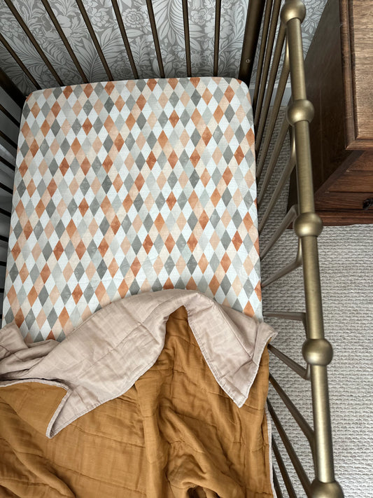 Harlequin Fitted Cot Sheet